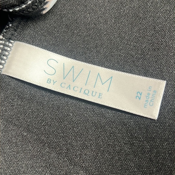 Swim by Cacique No-Wire‎ Ruffle Swim Bikini Top Women’s Plus Size 22 - Picture 6 of 14